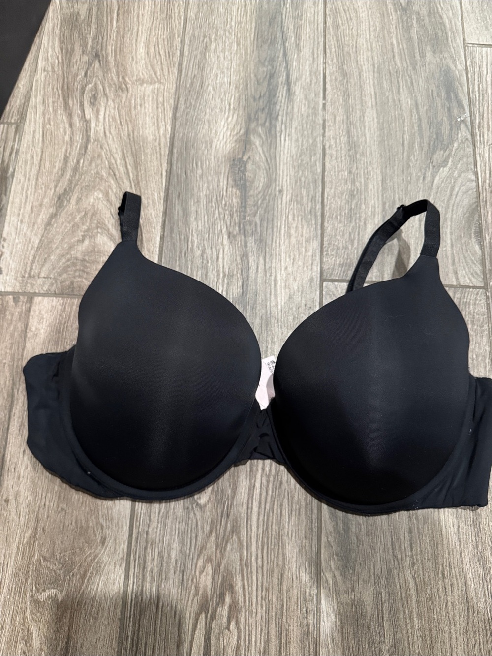 Victoria's Secret Black Smooth T-Shirt Push Up Full Coverage Bra 40D